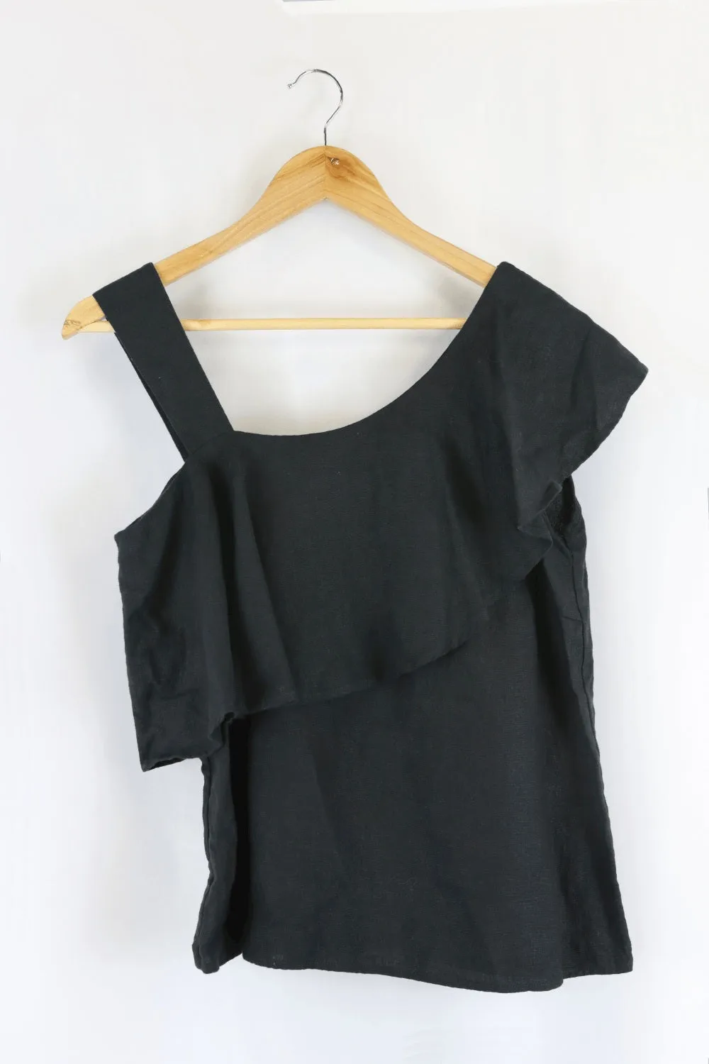 Aje Black Asymmetrical Top 8