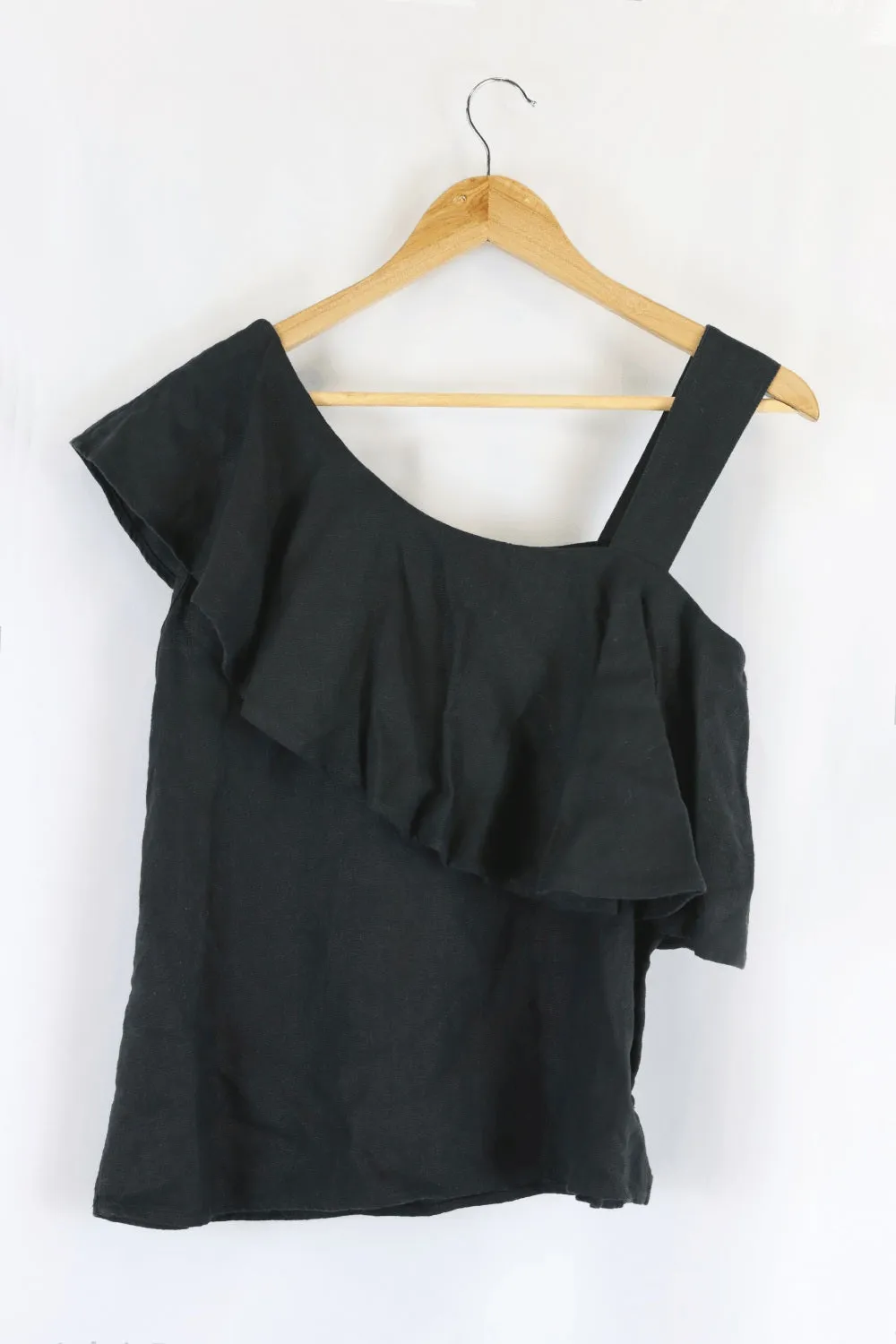 Aje Black Asymmetrical Top 8