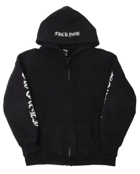 Fuck You Thermal Zip Up Hoodie