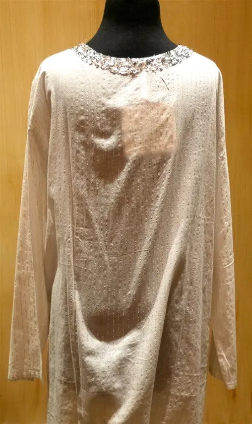 Graham Kandiah Kubla Khan Sheer Sequins Tunic Top