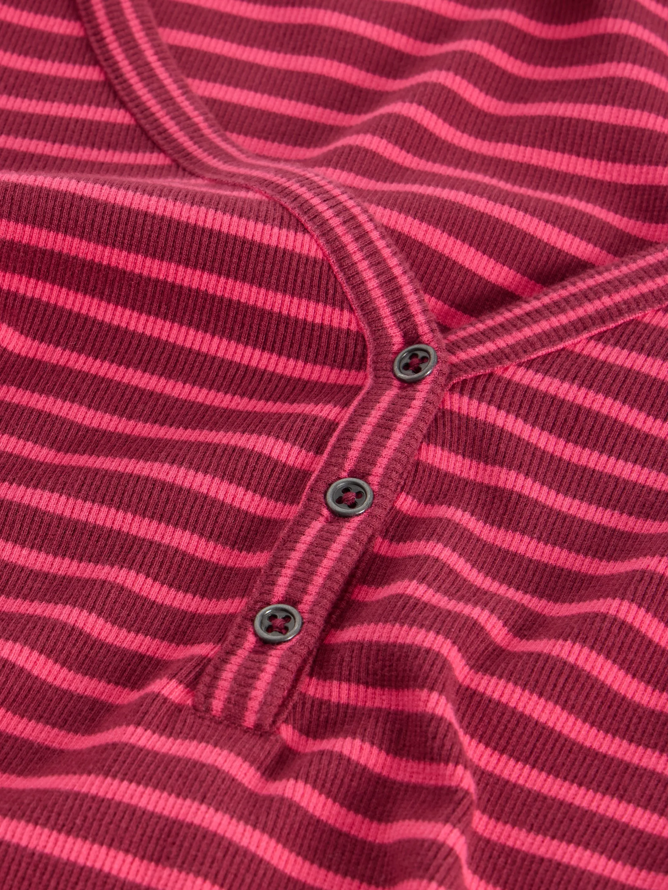 Halley Rib Stripe Henley