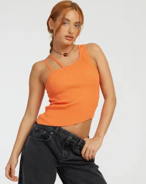 Lanica Top in Orange