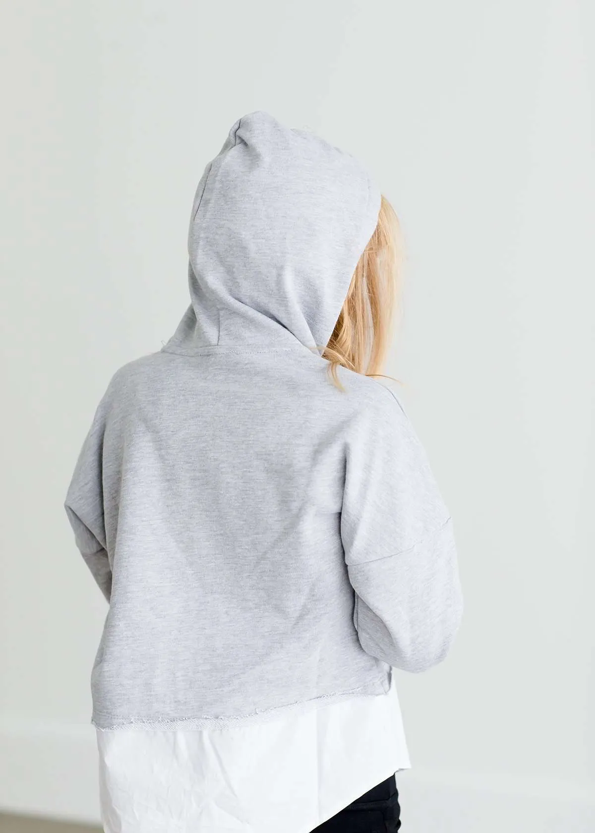 Layered French Terry Hoodie - FINAL SALE