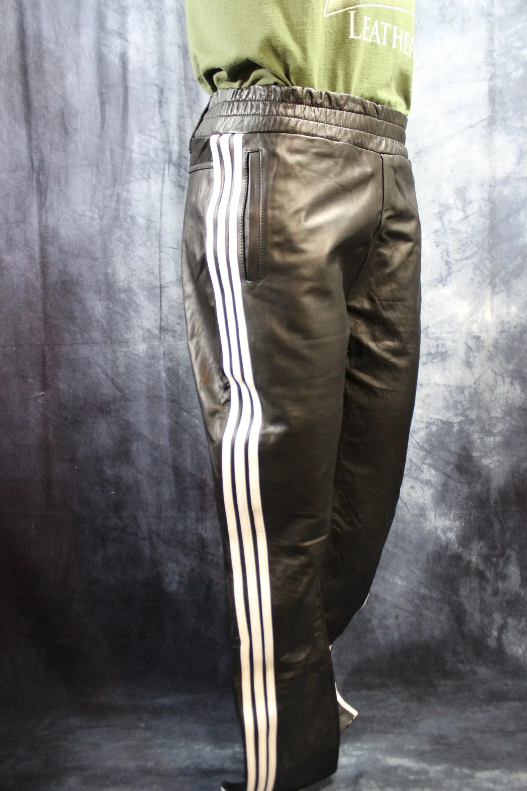 Leather Track Pants by The Otter and The Fox