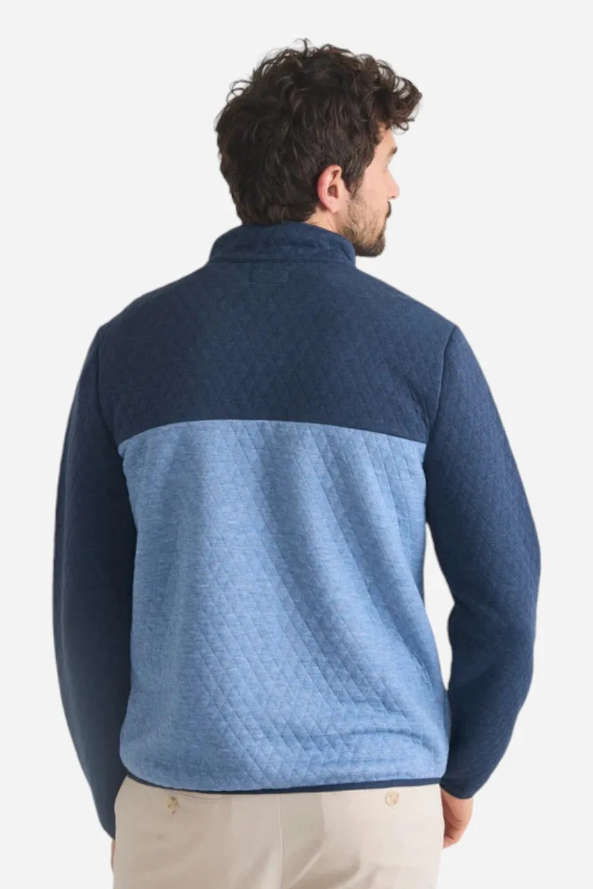 Marine Layer Corbet Colorblock Pullover Navy