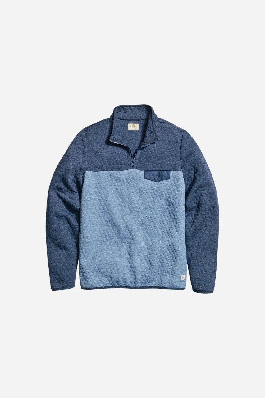 Marine Layer Corbet Colorblock Pullover Navy