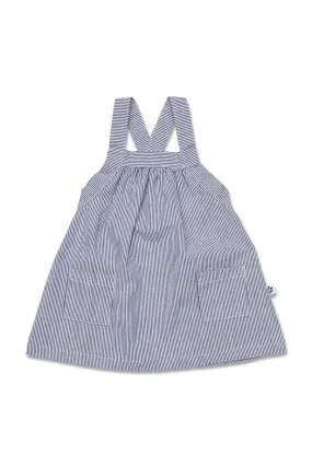 Marquise Mediterranean Dreaming Striped Pinafore - Navy Stripe