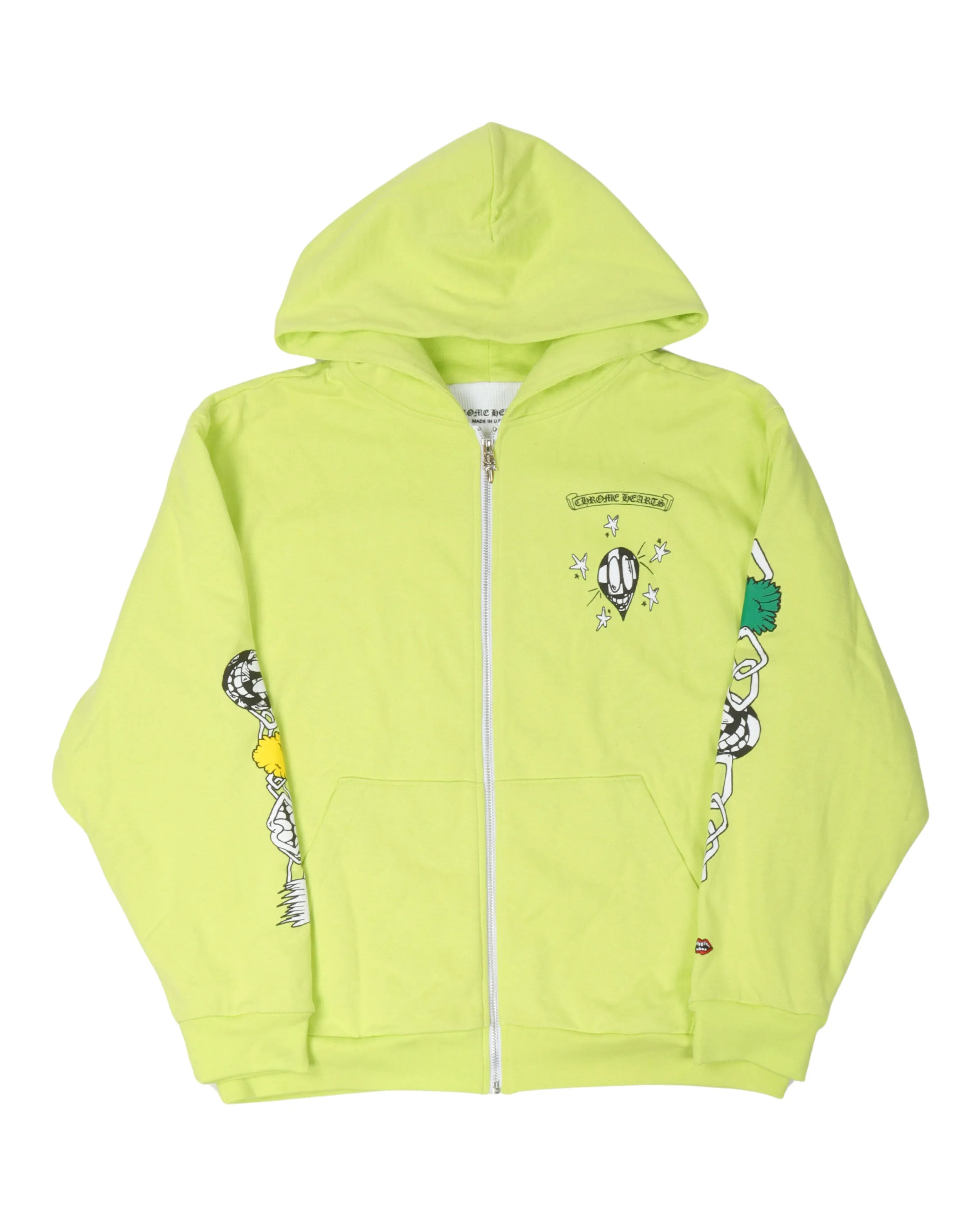 Matty Boy Link Thermal Zip Up Hoodie