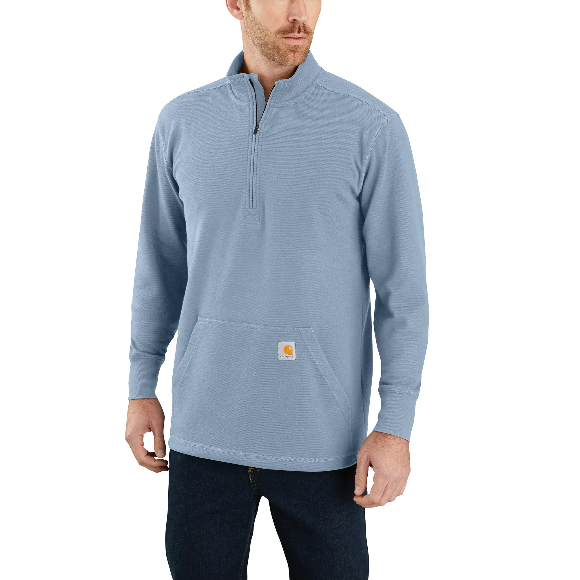 Men's Heavyweight 1/2-Zip Long Sleeve Thermal Sweatshirt