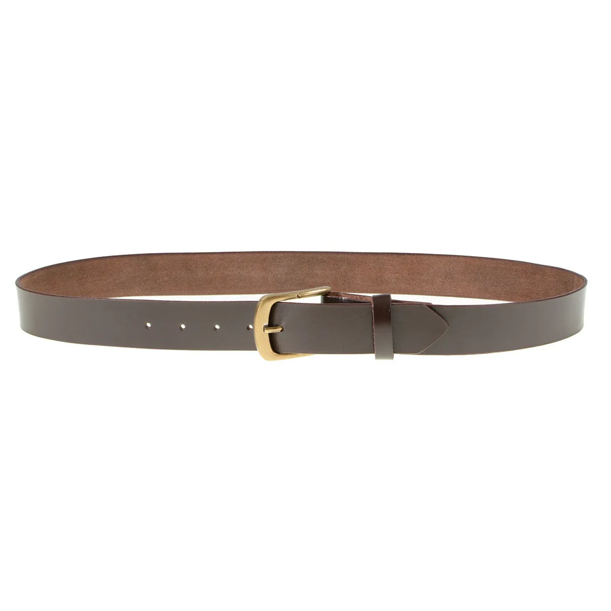 Milwaukee Leather MP7115 Men's Light Brown Genuine Leather Belt with Interchangeable Buckle - 1.5 inches Wide