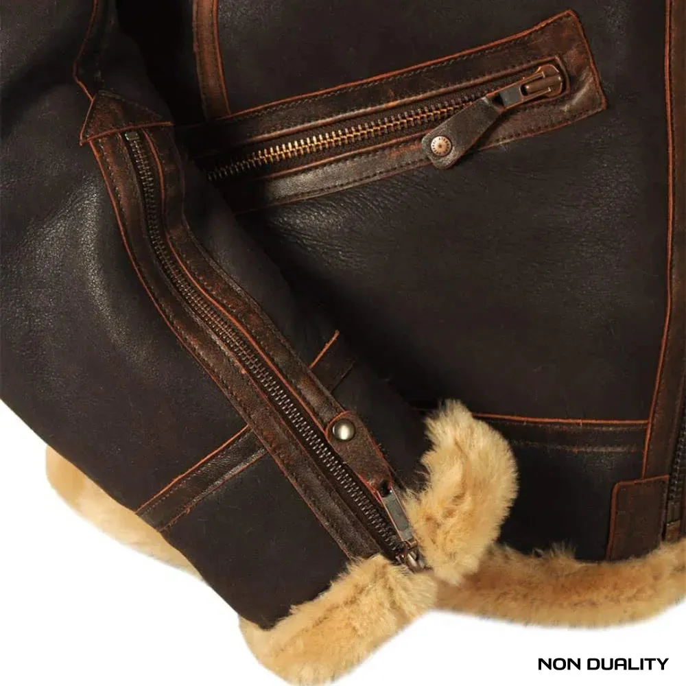 Non Duality | Shearling Pilot Jacket