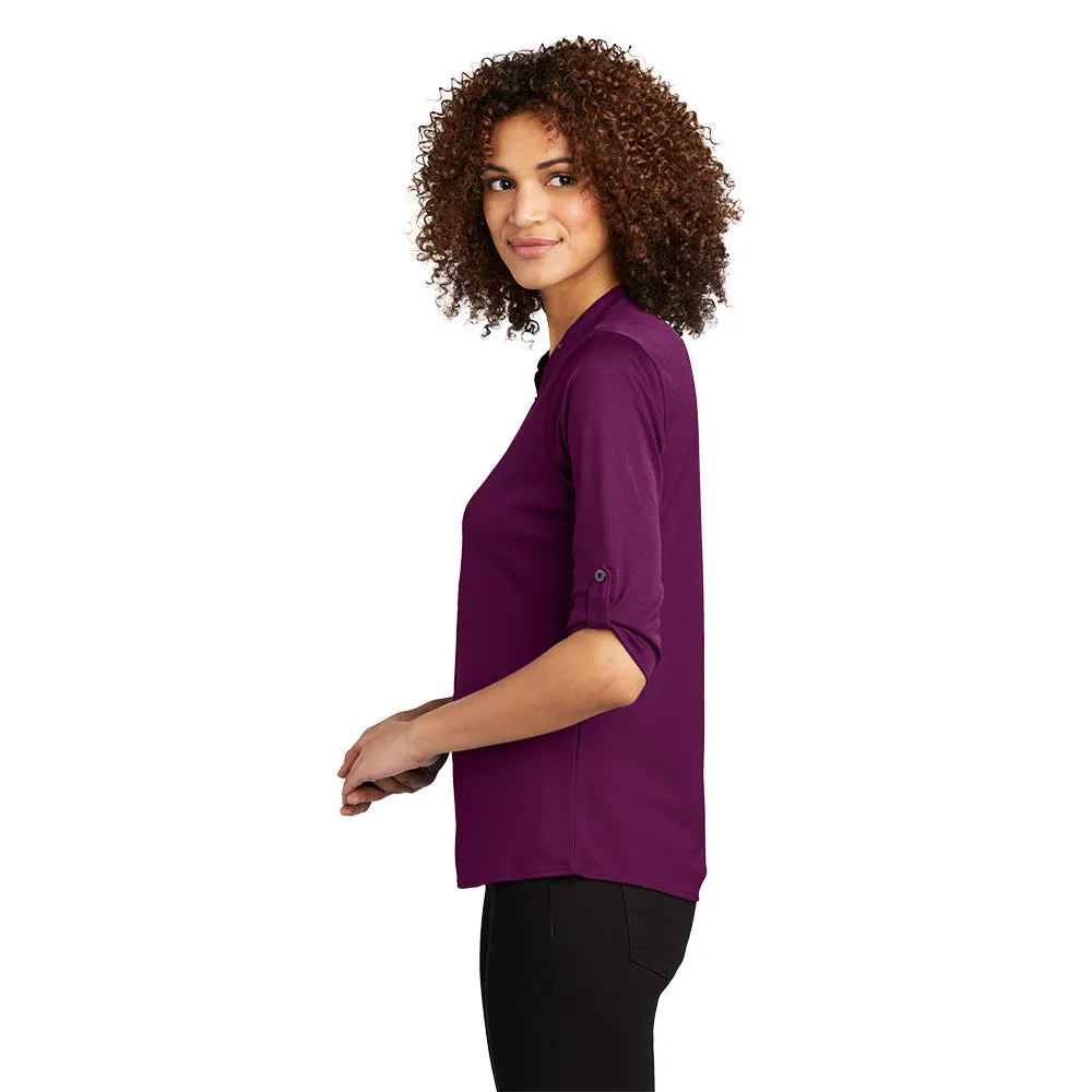 OGIO® - Crush Henley - Purple Luxe