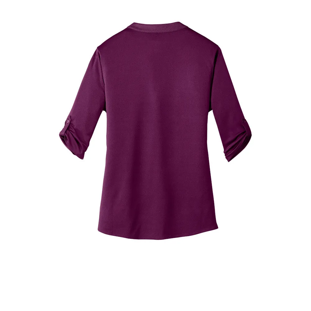 OGIO® - Crush Henley - Purple Luxe