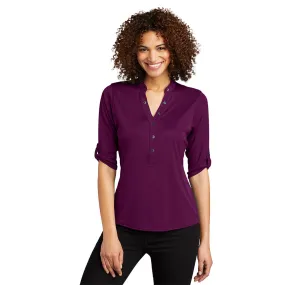 OGIO® - Crush Henley - Purple Luxe