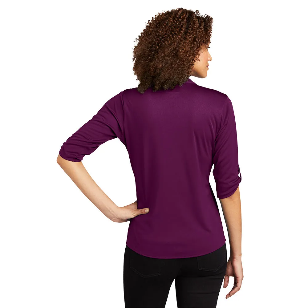 OGIO® - Crush Henley - Purple Luxe