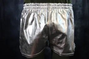 OnF Booty Shorts in Silver