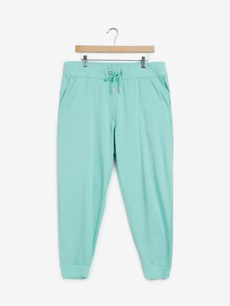 Sassy Soda Curves Mint Joggers