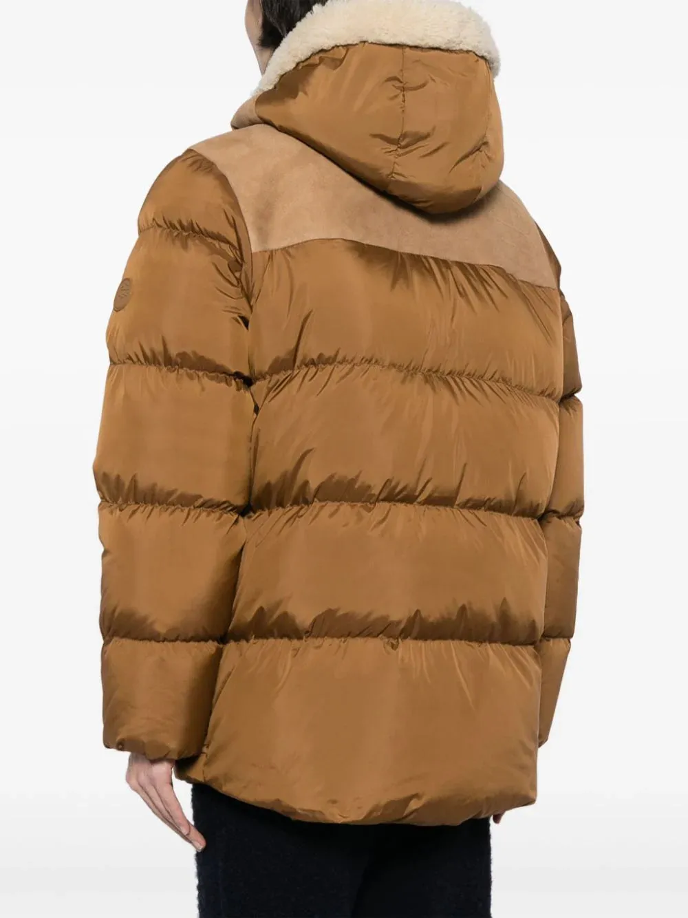 Shasta Shearling-Trim Hood Padded Jacket