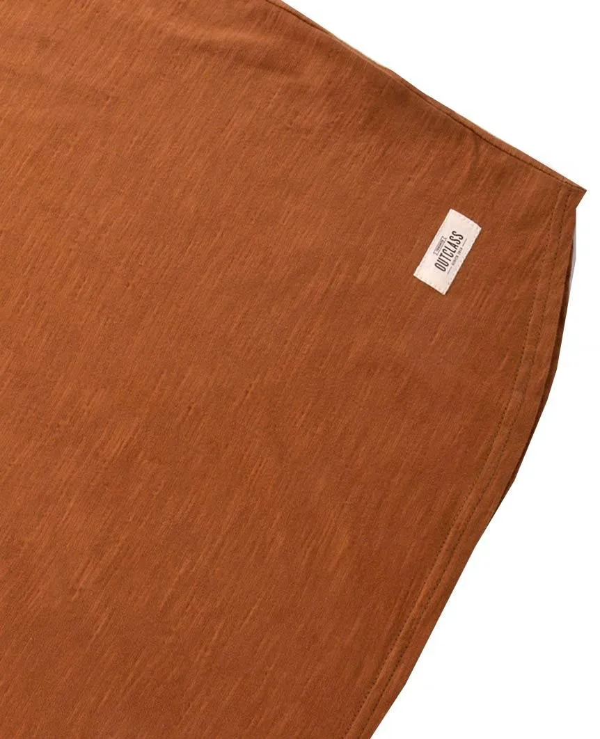 Terracotta Slub S/S Henley