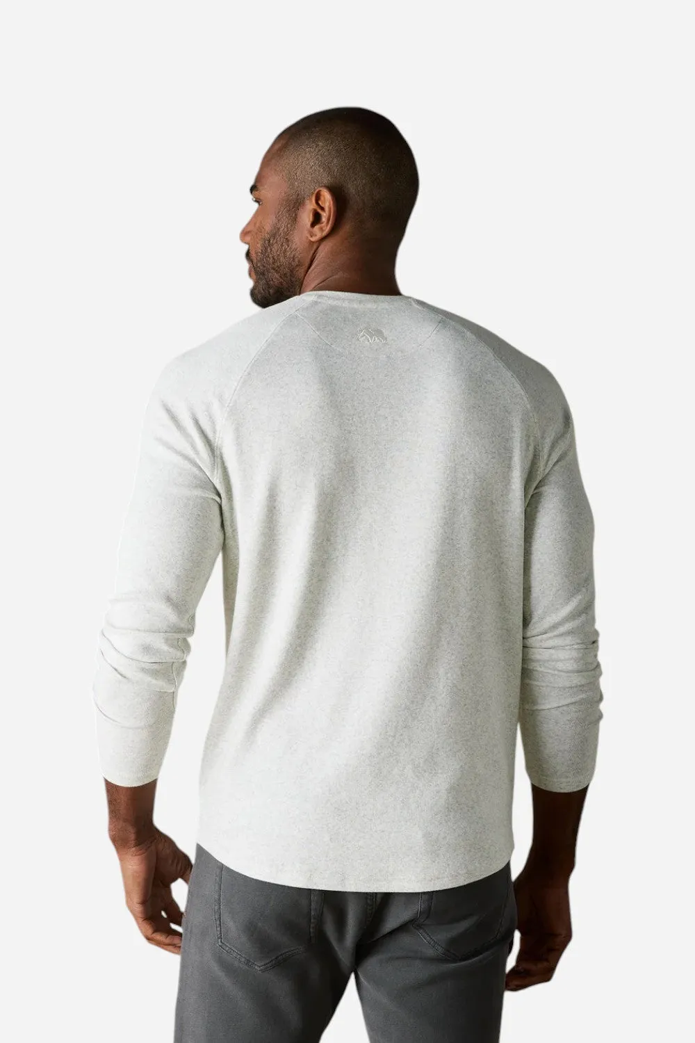 The Normal Brand Puremeso Everyday Henley in Stone