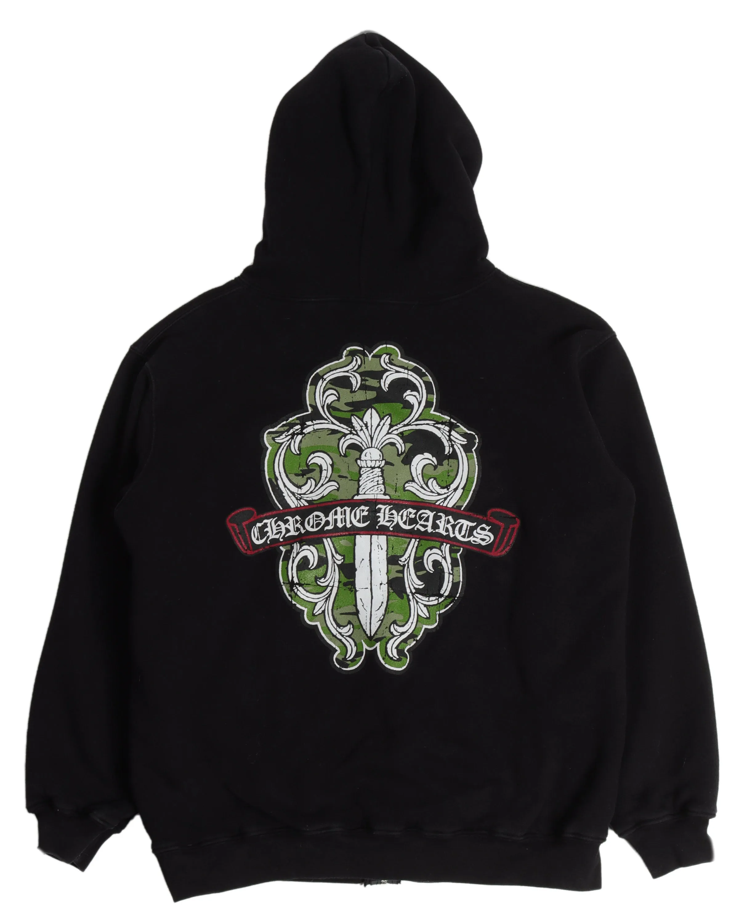 Thermal Zip Up Cross Hoodie