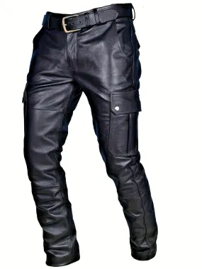 Upgrade Your Seasonal Style with Men's Leather Pants for Autumn and Winter