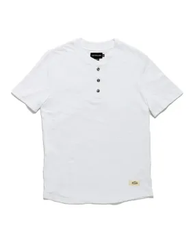 White Slub  S/S Henley